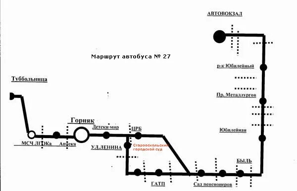 Карту остановки автобуса 43