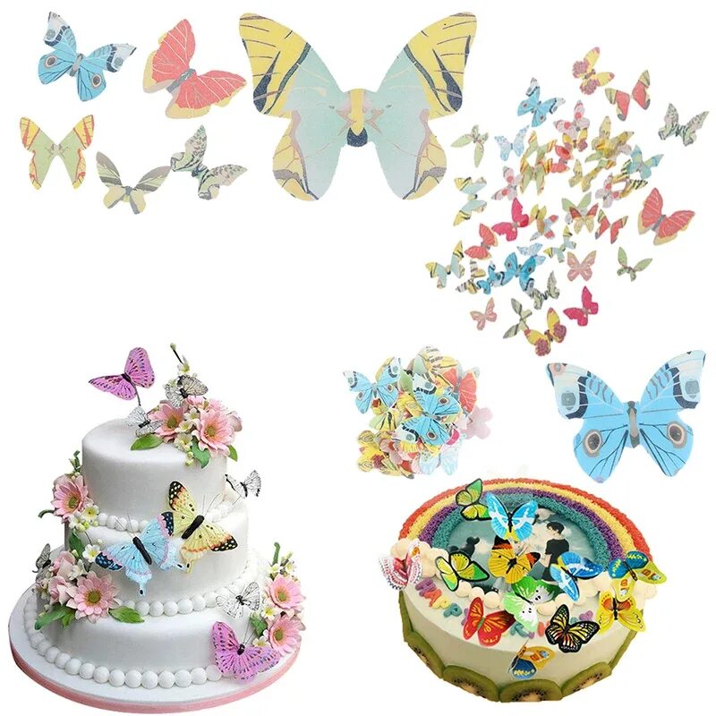 Вафельные бабочки для торта купить. Торт «бабочки». Украшение торта бабочками. Украшение торта бабочками вафельными. Бабочки из вафельной бумаги.
