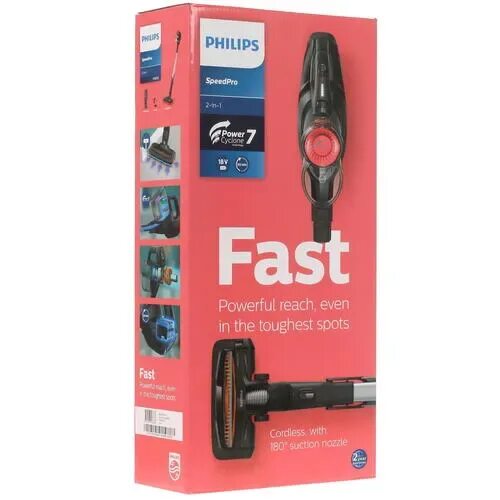 Филипс спид. Пылесос Philips fc6722/01. Philips Speed Pro fc6722. Пылесос Philips Speed Pro fc6722, насыщенный черный. Электрическая щетка пылесоса Philips FC 6722.