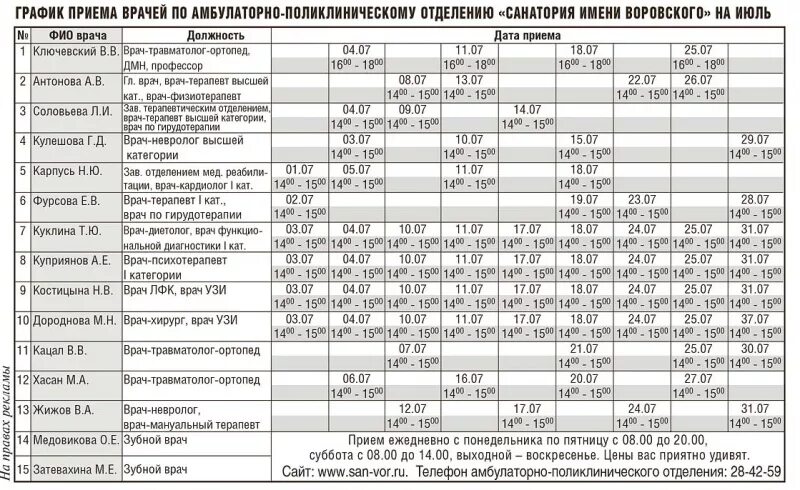 Уродог. Городская поликлиника Кингисепп расписание врачей. Сальск городская больница поликлиника расписание врачей. Расписание приемк жрачки. График приема врачей.