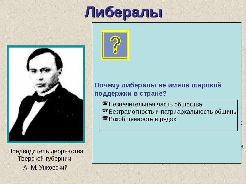 Либеральные дворяне. Либерально настроенные дворяне. Унковский либерал. Дворяне либералы это. Либеральное дворянство