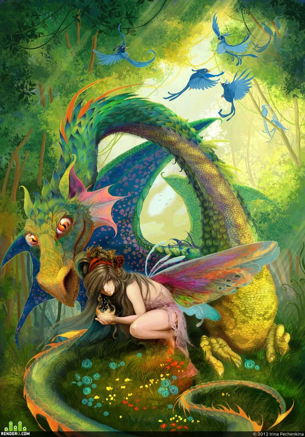 Девушка и дракон сказка. Девушка и дракон сказка. Сказки о драконах. Дракон и золотая фея хелена хайд. Сказочный дракон.