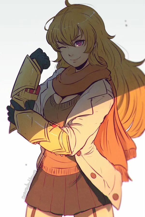 RWBY Янь Сяо Лонг. Koyorin Art RWBY. Yang Xiao long протез. Xiao long