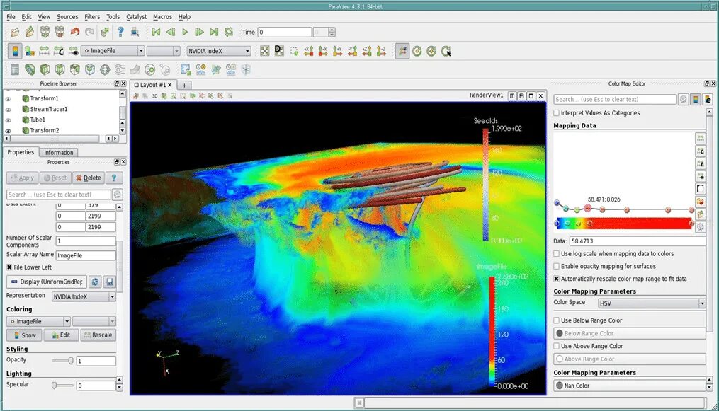 Визуализация трехмерных данных PARAVIEW. Data Editor. OPENFOAM Интерфейс. Visual-environment для OPENFOAM. Data edit