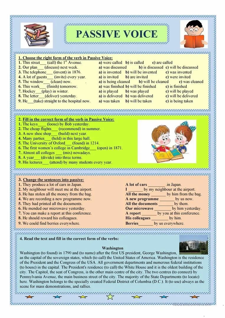 Choose the correct passive voice form. Esl passive voice. yesterday in passive voice. passive voice worksheets. passive voice can.