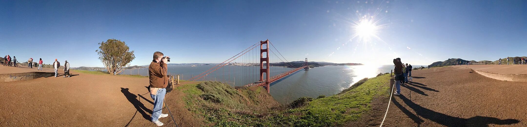 San 360. Национальный зона отдых Голден гейт. Marin Headlands.