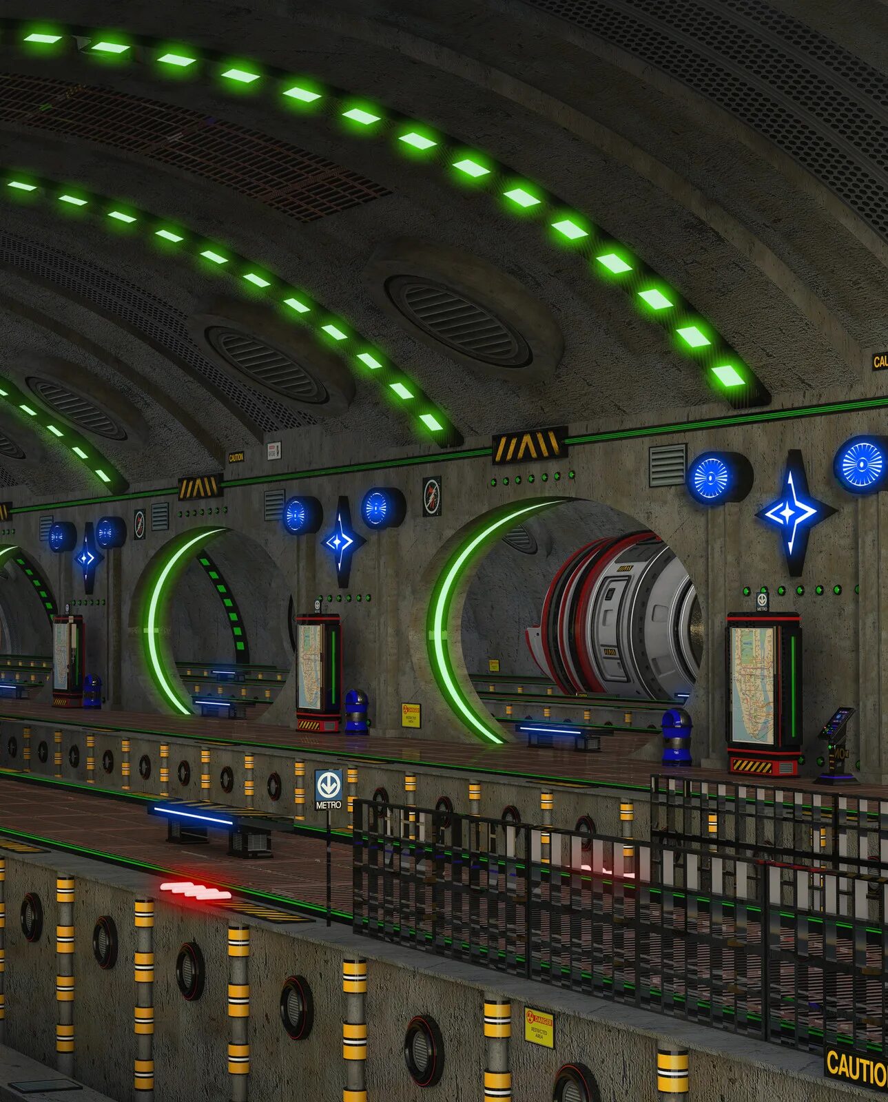 Фаи метро. Sci fi metro station. космическая станция метро. станция подзарядки sci fi.