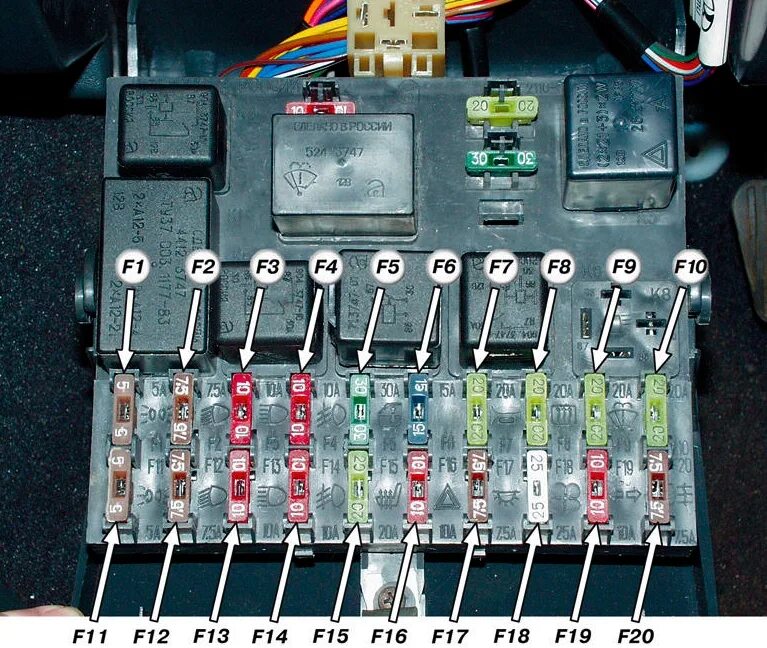 Монтажный блок ВАЗ 2112. Блок предохранителей ВАЗ 2110. ВАЗ 2112 блок предохранителей и реле. Расположение предохранителей ВАЗ 2110.
