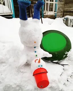 Кто 1 слепил снеговика