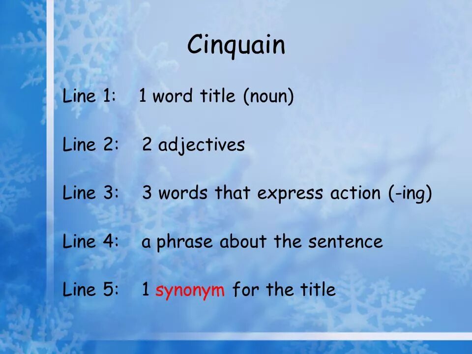 Переведи line. Cinquain. Cinquain poem. Cinquain примеры на английском. Cinquain на уроках английского.