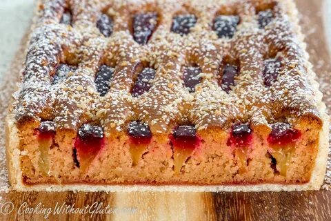 Песочный пирог со сливами