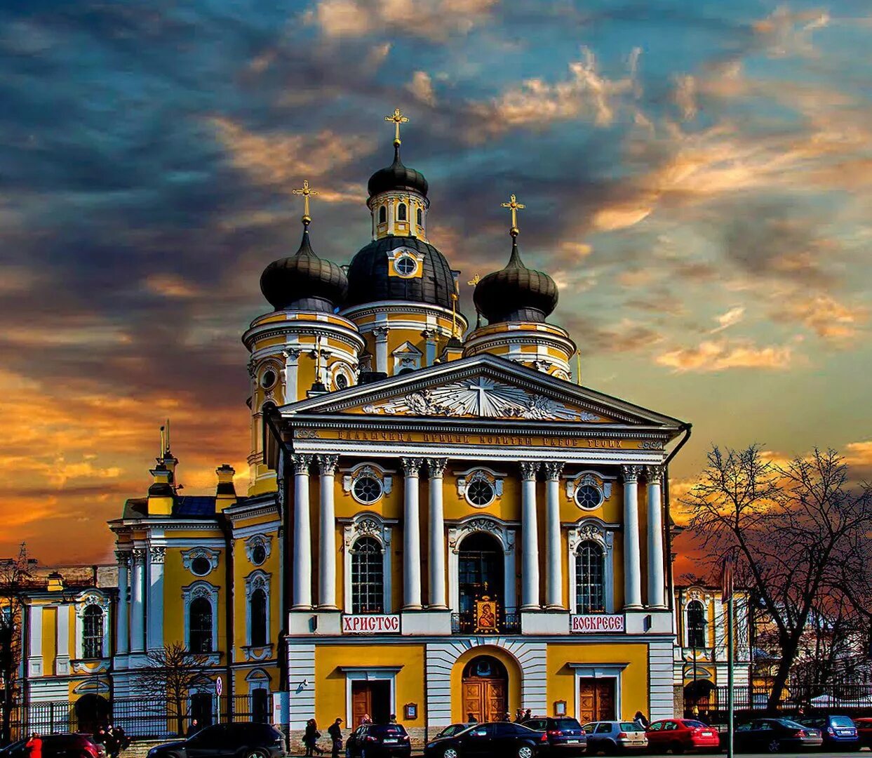 Храм воскресения в городе