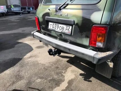 Усиленный фаркоп на ниву