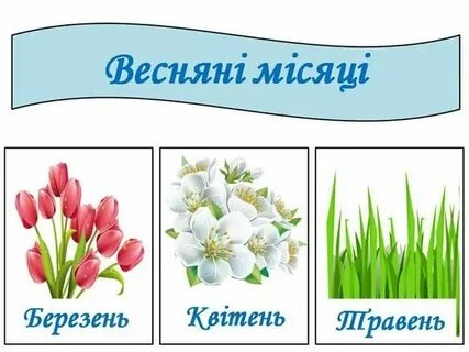 Березень украинские месяца