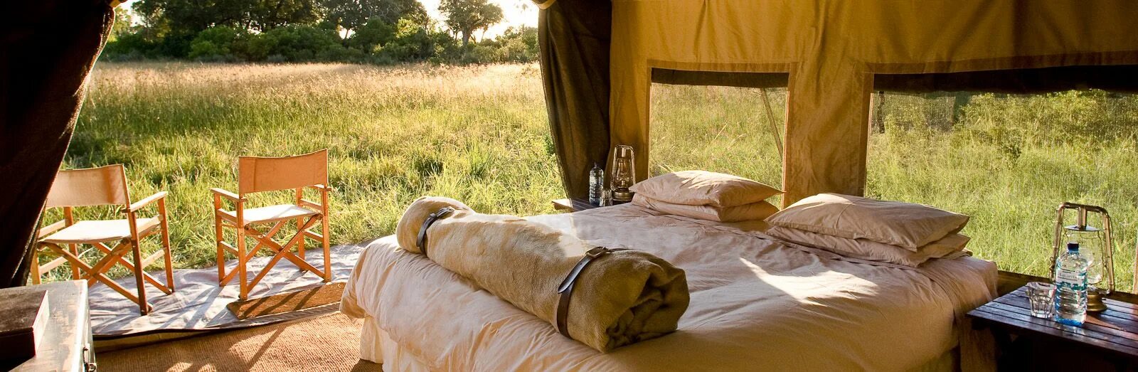 Under canvas