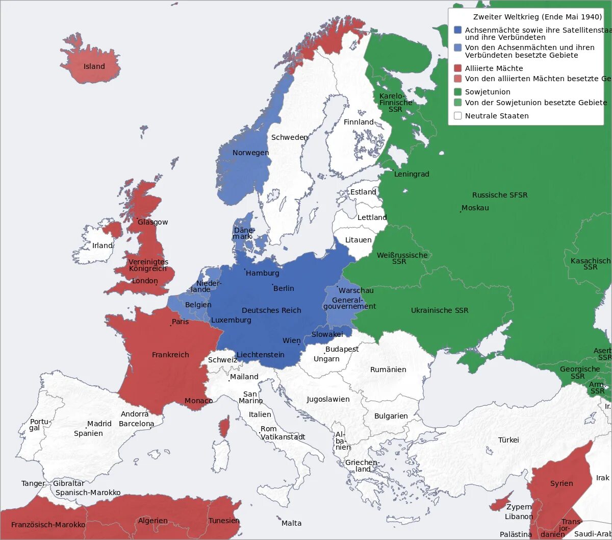 Европа 1940. Страны Европы 1940. Карта Европы 1940 года.