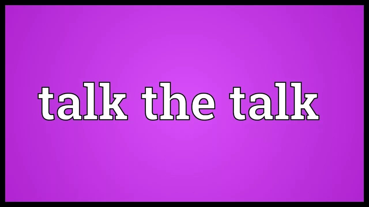 Talks meaning