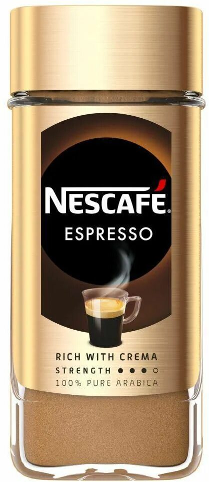 Эспрессо растворимый. Кофе Нескафе Голд эспрессо. Nescafe Gold кофе Espresso,стекло 85гр.. Нескафе Голд Арабика. Nescafe Gold Espresso растворимый ст/б, 85 г.