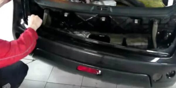 Кашкай как снимать бампер Nissan Qashqai, Qashqai+2. СНЯТИЕ И УСТАНОВКА ЗАДНЕГО БАМПЕРА