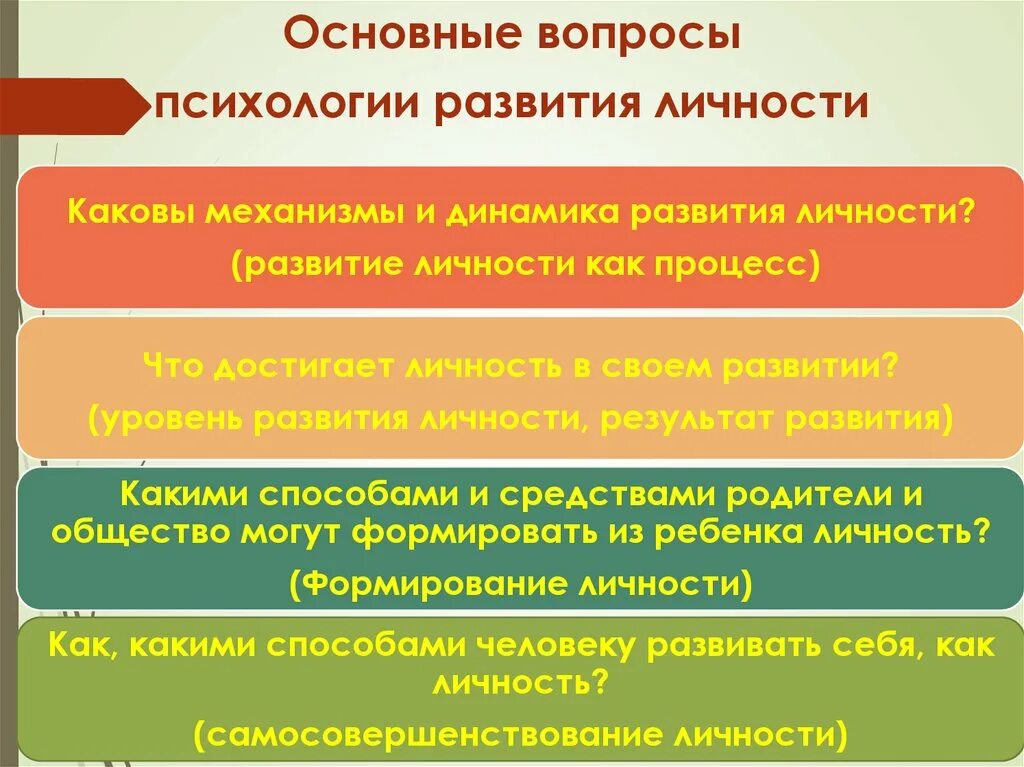 Становление личности понятие