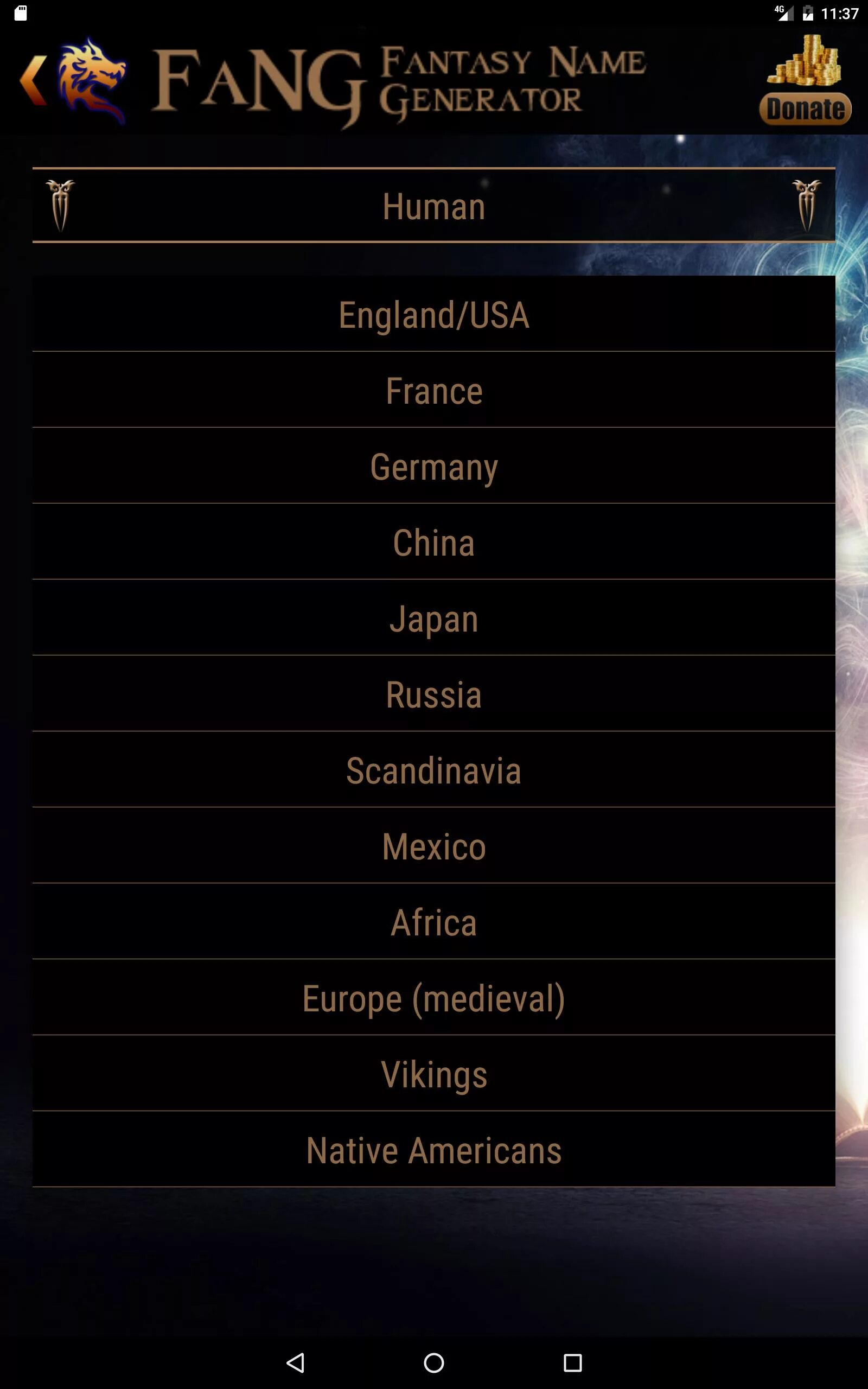 Fantasy generator