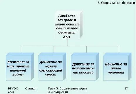 Социальной организации и социальной общности людей