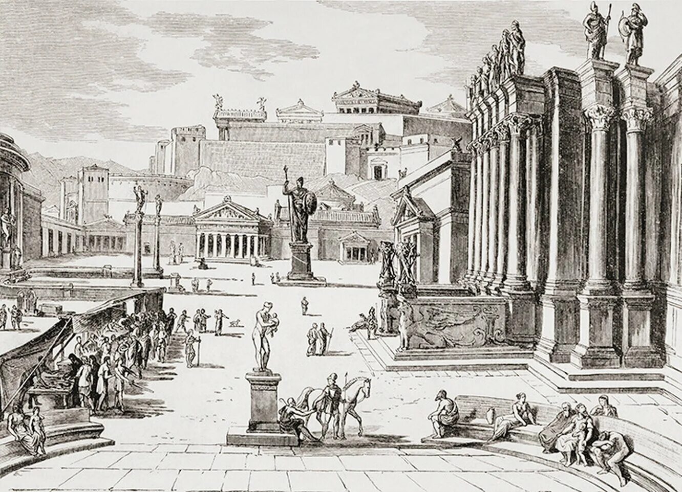 Главная площадь древнего. Архитектура древнего рима римский форум. Триумфальная арка константина в риме. Спарта город в древней греции. Вид на колизей с холма палатин.