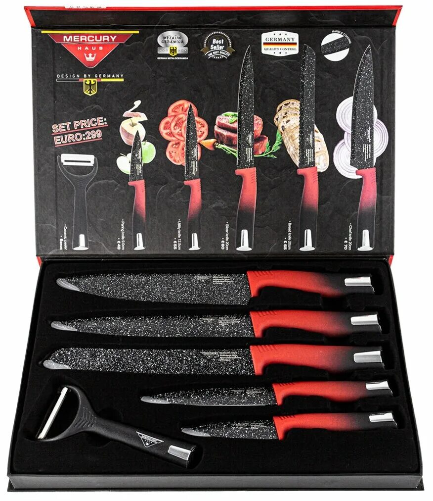 Mercuryhaus mc - 7165 набор ножей. Mercury ножи. набор ножей mercury mc-7197. набор ножей mercury haus mc-9266. набор ножей mercury haus mc-9261.