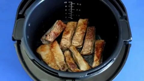 Свинина тушеная в скороварке