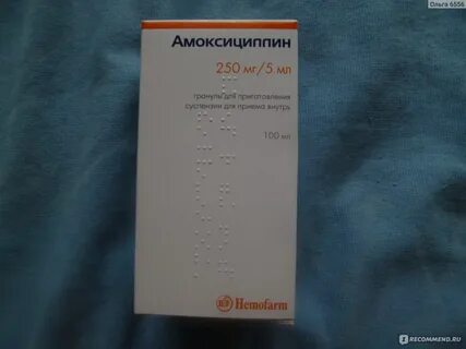 Амоксициллин гранулы