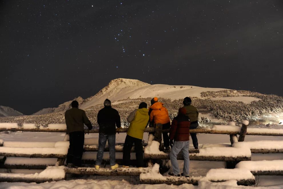 Затмение Аляска. Ночное солнцестояние зимой фото. Аляска 20
