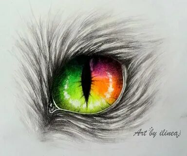 Кошачий глаз рисунок
