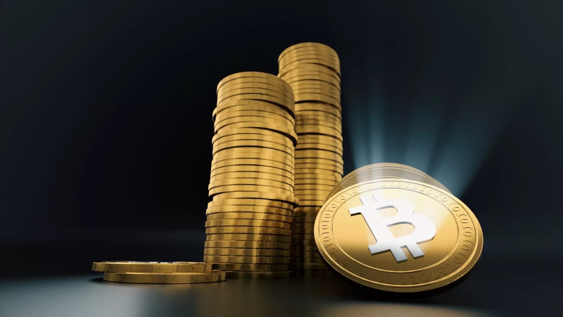 Электронные деньги биткоин. Биткоин. стопка монет биткоин. электронные деньги. криптовалюта фон для презентации.