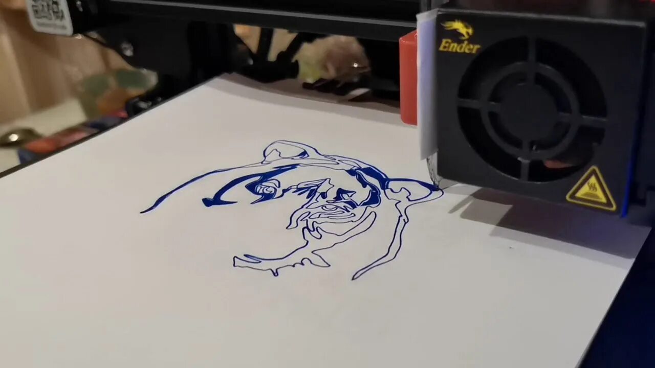 3d принтер рисовать