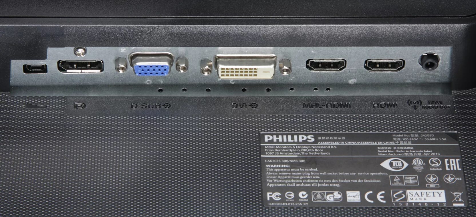 Выход на монитор. Разъемы мониторов Philips. Монитор Philips 24e1n3300a разъем VGA. Монитор Philips модель 272p4 разъемы. Монитор Philips 242e1gaez/00.