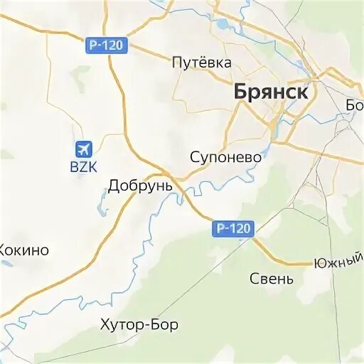 Карта брянск 2