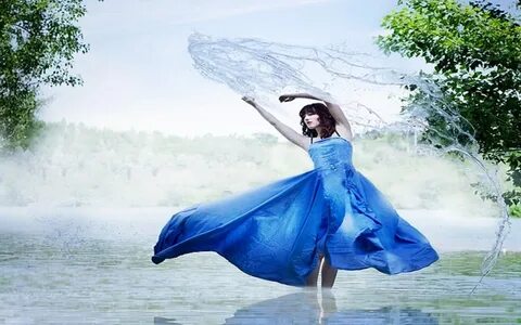 Женщина небо женщина вода