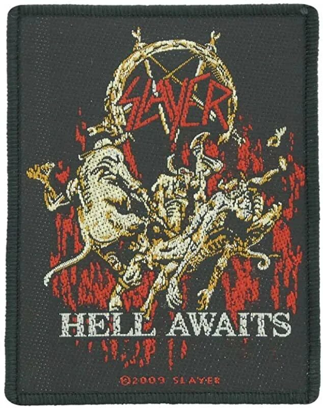 Группа slayer обложки. Slayer hell awaits обложка. Slayer лого. Slayer awaits. Slayer кассеты.