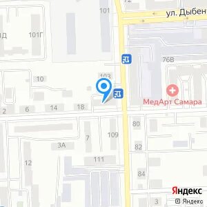 Революционная самара на карте