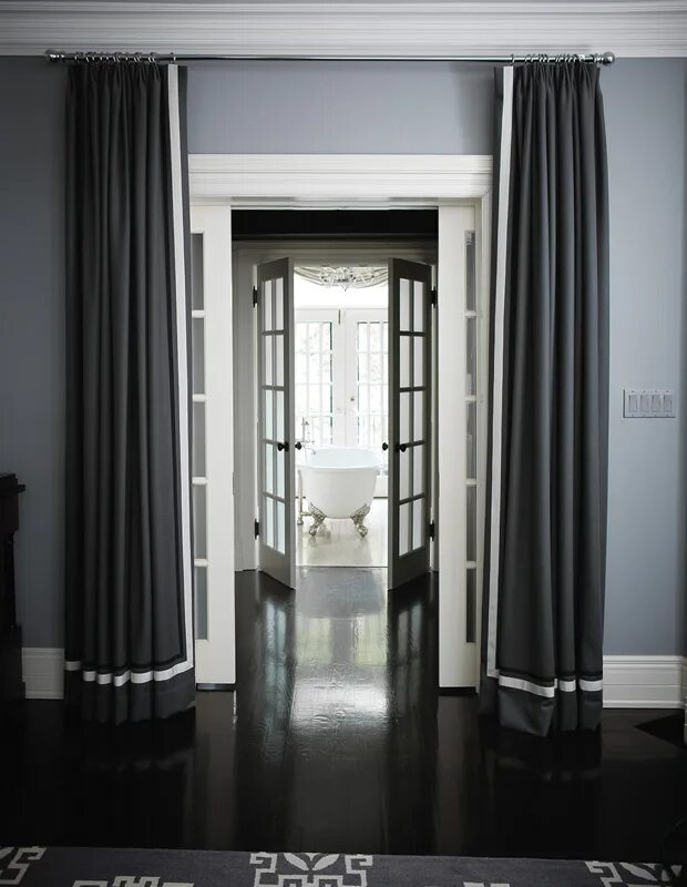 межкомнатные шторы. дверь шторка.