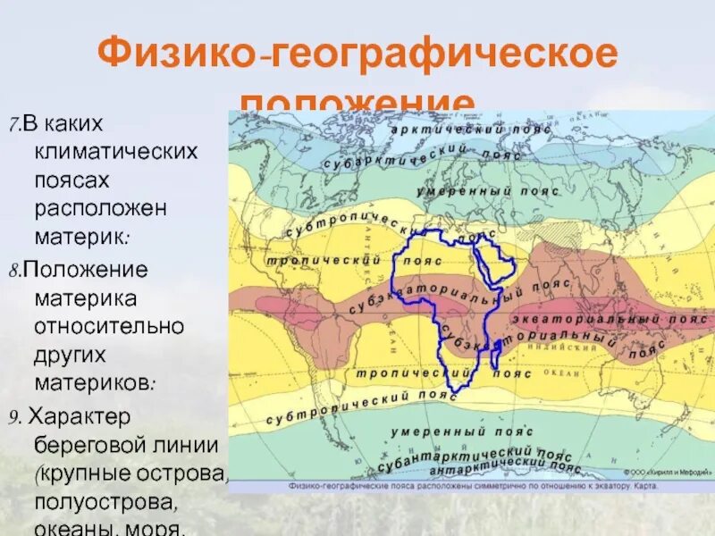 Климатические пояса Испании. Климатические пояса Египта. Физико географическое положение Турции. 1. В каких климатических поясах расположен материк?.