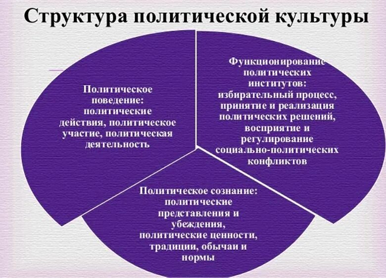 Концепция политической культуры. Структура политической культуры. Политическая культура концепции.