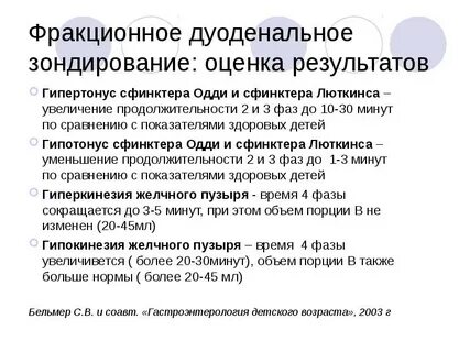 Результат зондирования