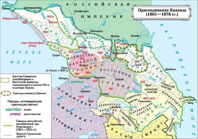 Вхождение грузии в российскую