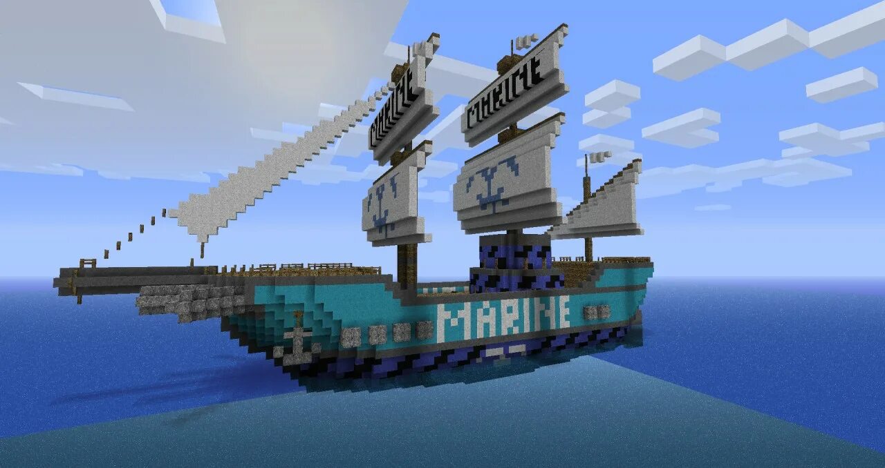 Minecraft мод one piece