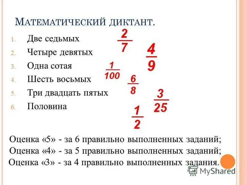 Без четырех девять. Три пятых. Два в седьмой. Что обозначает две седьмых. Четыре седьмых две пятых.