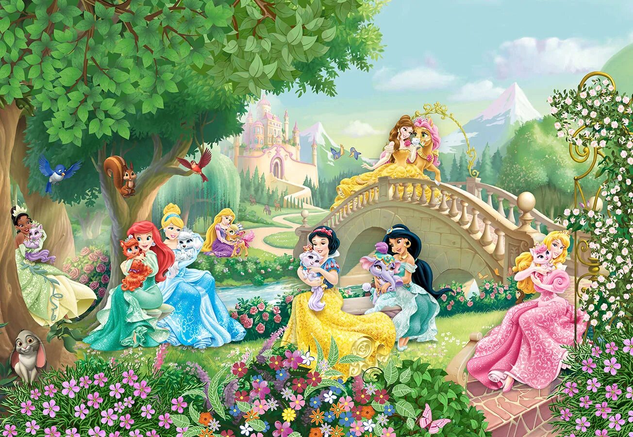 Сады принцессы. Фотообои Komar Disney Princess. Rasch Disney феи 938708. Фотообои "Disney Princess Park". Фотообои "Disney Princess Park" 170.