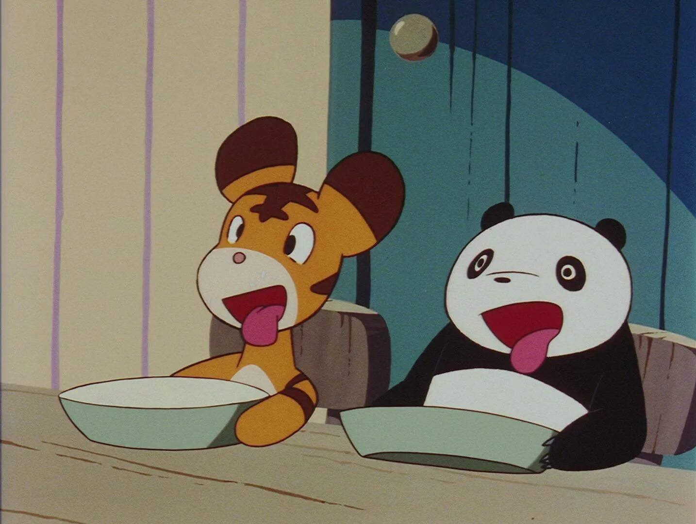 Панда режиссер. Панда большая и маленькая (1972).