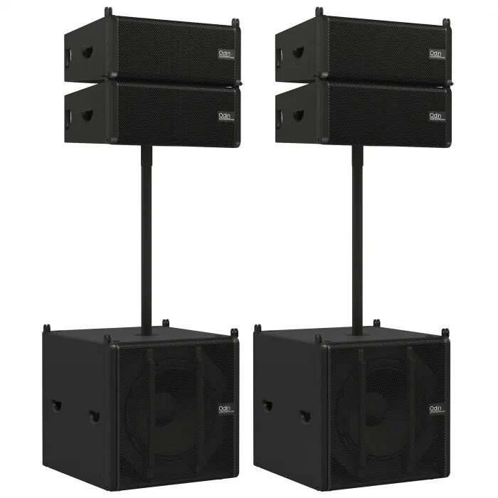 Линейный массив. Dap audio m15. линейный массив odin. dap-audio odin satellite set мобильный комплект линейного массива odin. турбосаунд акустика концертный комплект.