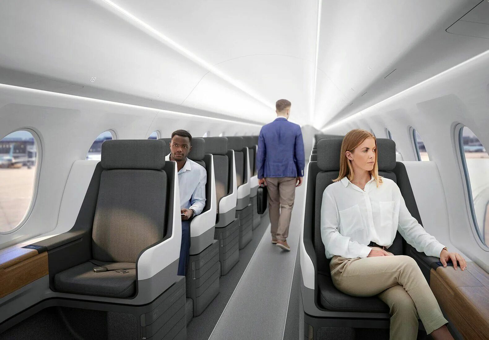 Passenger airplane